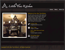 Tablet Screenshot of littlethaikitchen.com.au